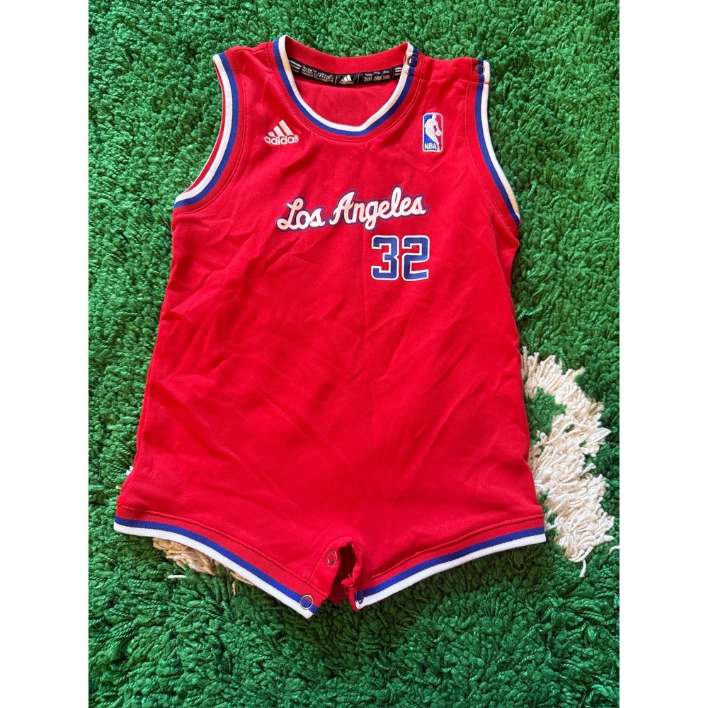 Adidas Los Angeles Clippers Blake Griffin 32 Jersey Romper Red Infant 24M (B)